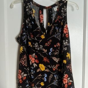Old Navy Floral Sleeveless Top